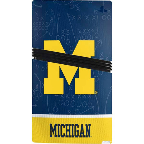 University of Michigan Jersey Split PS5 Pro Bundle Skin